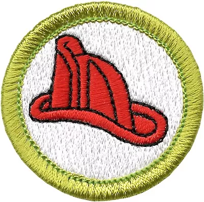 Bsa Fire Safety Merit Badge Current Mint Nwt Type L Since 1910 Back #2 • $5.95