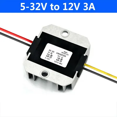 5-32V To 12V 3A Power Voltage Regulator Stabilizer Converter 12 V Power Supply • $17.05