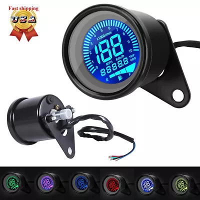 Motorcycle LCD Digital Speedometer Tachometer For Harley Sportster XL 1200 883 • $32.99