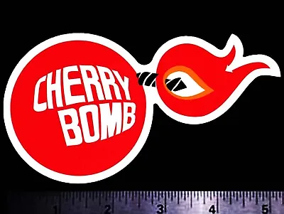 CHERRY BOMB Glasspack Mufflers - Original Vintage Racing Decal/Sticker • $5.50