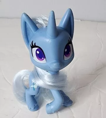 My Little Pony Blue Trixie Lulamoon Toy Brushable Silver Glitter Symbol  • $9.99