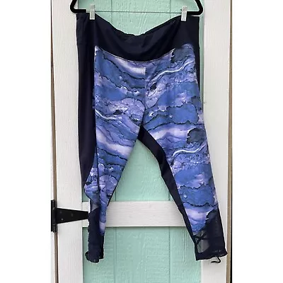 Balance By Marika Woman’s Yoga Athletic Cropped Pants Size 2X Multi Color • $15.30