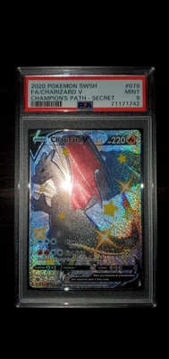$164.99 • Buy Pokemon Champion's Path Charizard V 079/073 Black Shiny Secret Rare PSA 9 MINT