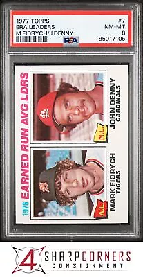 1977 Topps #7 Mark Fidrych Rc Era Leaders Psa 8 B3904997-105 • $27.99