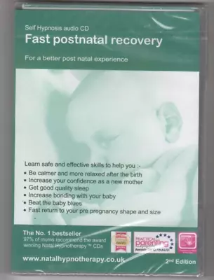 N/A - Fast Post Natal Recovery: Self Hypnosis: A Self Hypnosis CD CD (N/A) • £2.10