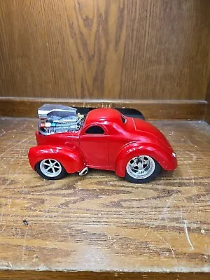 Red 41 Willys Coupe Gasser Pro Street Rod Muscle Machines 1:18 Car • $40