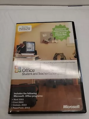 Microsoft Office 2003 Student And Teacher Edition (Retail) (3 User/s) - Full... • $12.99