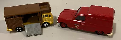 Solido Diecast 1/43 Renault 4 & Majorette 1/100 Mercedes Truck Made In France • $9.95