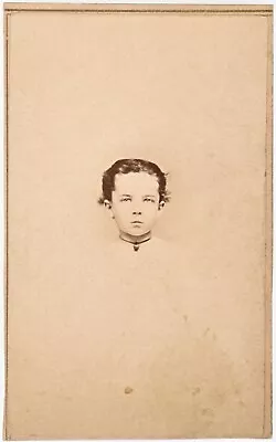 Antique Cdv 1865 3c Civil War Tax Stamp Taunton Massachusetts Cute Young Girl • $14.99