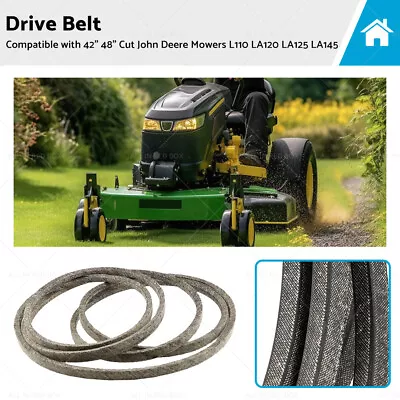 Drive Belt Suitable For 42  48  Cut John Deere Mowers L110 LA120 LA125 LA145 • $25.59