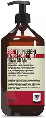 Triple Eight Caffeine Conditioner 1ltr Energise Hair Roots Promote Hair Growth • £6.50