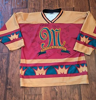 Autographed OT Mississippi Memphis River Kings Alternate Hockey Adult L • $75