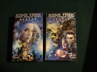$8.50 • Buy Star Trek: DS9 - AVATAR Books 1 & 2 By S. D. Perry (2001 MMPB) Pocket Books 