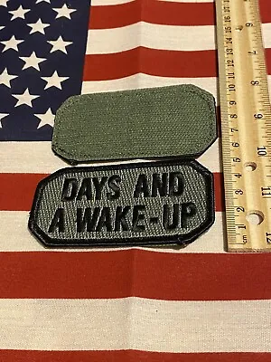 ✅ Lot Of 2 Days And A Wake-up Patches Military Militia NOS • $7.89