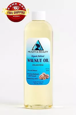 WALNUT OIL ORGANIC By H&B Oils Center COLD PRESSED PREMIUM 100% PURE 12 OZ • $10.88