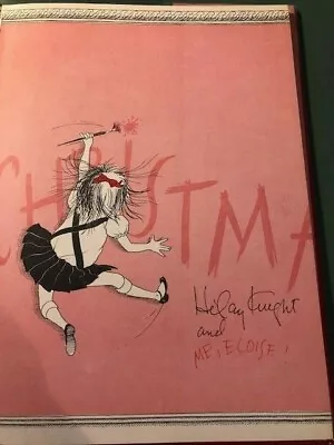 SIGNED By HILARY KNIGH/ Eloise At Christmastime 1st Edition 1958 • $550