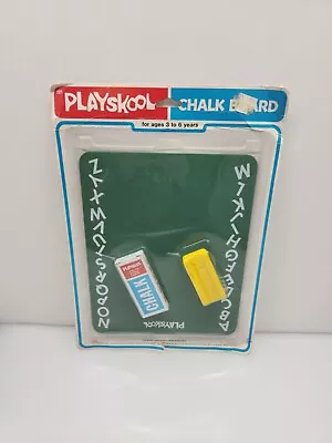 1976 Playskool Chalkboard Eraser & Chalk NOS Sealed Vintage Rare HTF USA  • $26.99