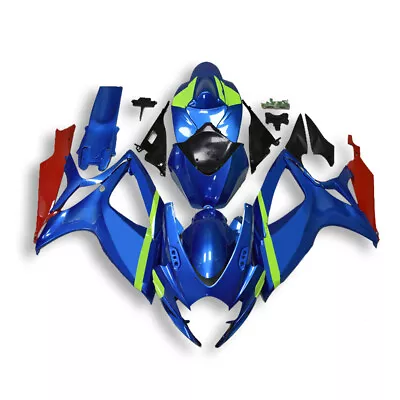 SM Fairing Fit For  2006 2007 GSXR 600 750 Injection Bodywork Blue A0117 • $389.99