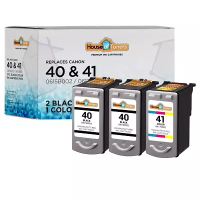 3PK For Canon PG-40 & CL-41 Print Ink Cartridge For Canon Printers • $34.95