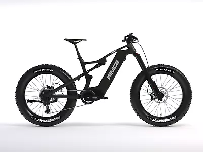 Dengfu E56 Carbon Fat Bike Suspension Electric Bicycle Ebike M620 SRAM X5 9S “L • $3650