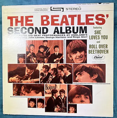 The Beatles •Second Album •1964 LP Stereo Capitol ST 2080 Vinyl Record McCartney • $68