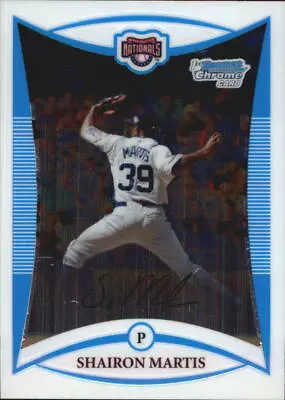 2008 (NATIONALS) Bowman Chrome Draft Prospects #BDPP70 Shairon Martis FG • $1.69