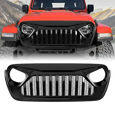 AMERICAN MODIFIED Front Mesh Grille For 2018+ Jeep Wrangler JL & Gladiator JT • $137.99