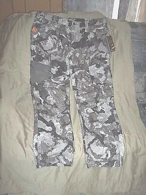 Mens XL Camo Pants Sz 40 Nomad Veil Camo Non Insulated Hunting Pants Water Repel • $151.05