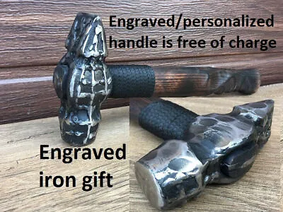 £126.71 • Buy Hand Forged Hammer Handyman Tool Viking Axe Birthday Gift Mens Iron