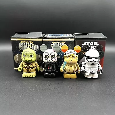 Star Wars Eachez 2 6 Darth Vader Yoda Vinylmation Lot Bundle Set Of 4 W/ Boxes • $35