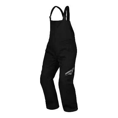 FXR Mens Fuel Snowmobile Bibs Winter Moisture Wicking Thermal Black Snow Pants • $249.99