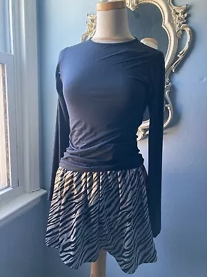 New Vintage Dead Stock Zebra Skirt Size Small 1980 • $10