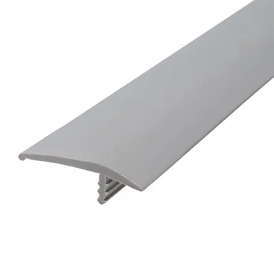 Outwater Plastic T-molding 1-1/4 Inch Dove Grey Flexible Polyethylene Off-Set • $184.65