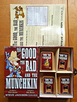 The Good The Bad And The Munchkin & Dead Horse Expansion - Complete • £15