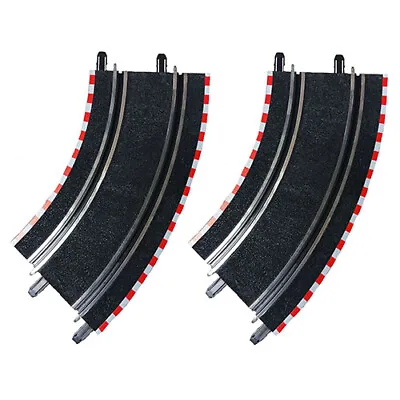 SCX Compact 1:43 Slot Car Racing (2-Pack) Outer Curve Track SCX70050 • $17.99