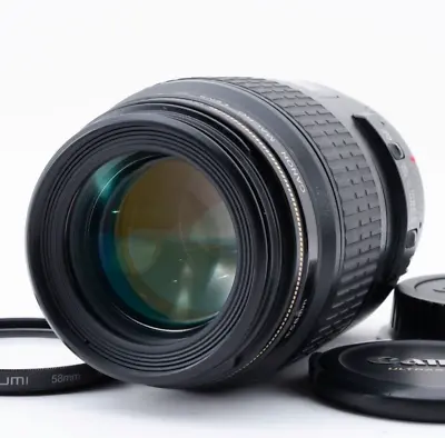 EXC Canon EF MACRO 100mm F/2.8 USM Prime Lens W/ Filter From JAPAN • $530.38