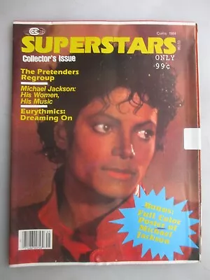 Superstars Magazine - 1984 - POSTER Publication Michael Jackson • $19.99