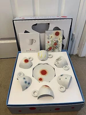 Illy KiKi Smith 6 Espresso Cups Signed And Numbered Art Collection RARE 2012 NEW • £300