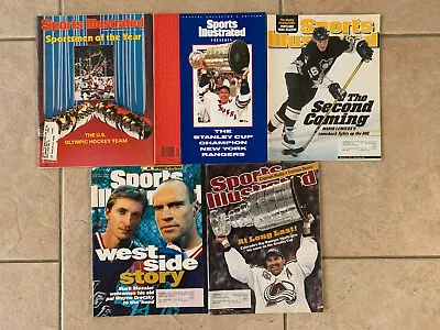 18 Hockey MagsSports Illustrated Gretzky 1980 Olympic Team + Kings 01 Yearbook • $3.99