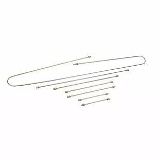 Complete Steel Brake Line Kit Fits VW Bug Beetle 1955-1966 # CPR111698723-BU • $56.75