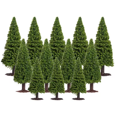  Mini Cedar Tree Model Scale Crafts Woman Christmas Supplies • £11.79