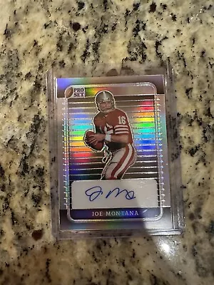 2023 Leaf Pro Set Joe Montana Silver Auto #8/25 • $1