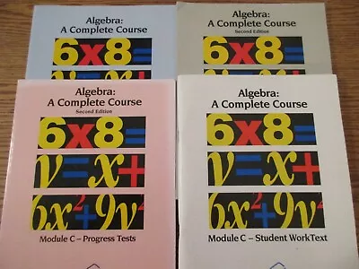 Algebra: A Complete Course-Module C (Videotext Interactive) • $59.99