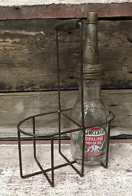 Metal Wire (2) Oil Bottle Carrier Rack *Bottles Not Included* • $39.95