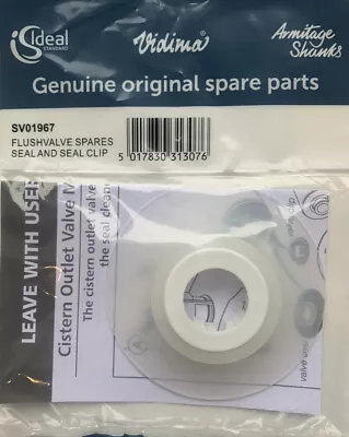 Ideal Standard Armitage SV01967 Diaphragm Seal  SVO1967 SV8907 92667 Valves • £10.50