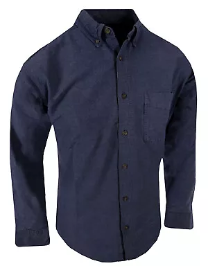 Chamois Shirt Mens Flannel HEAVYWEIGHT Rugged Washed Workwear Assorted Pockets • $22.95