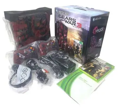 $399 • Buy Xbox 360 Console 320GB Gears Of War 3 Limited Edition From Japan