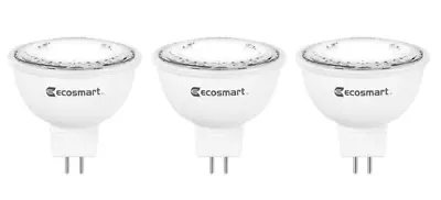 1 Case 18 Bulbs EcoSmart LED 35w Replacement Bright White GU5.3 Dimmable MR16 • $24.99