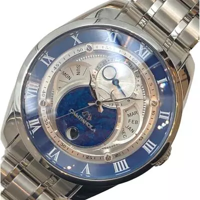 Citizen Campanola BU0020-54A Konruri St.Steel Blue Silver Quartz Mens Watch • $3533.32