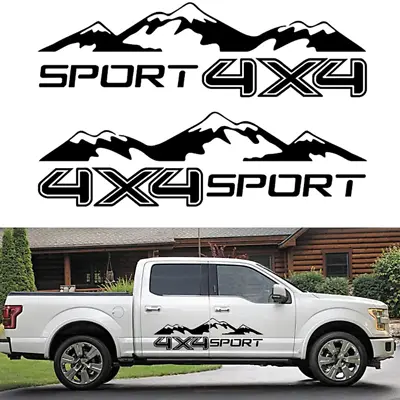 4X4 Sport Mountain Graphics Sticker For SUV Pickup Car Body Side Door Decoration • $18.80